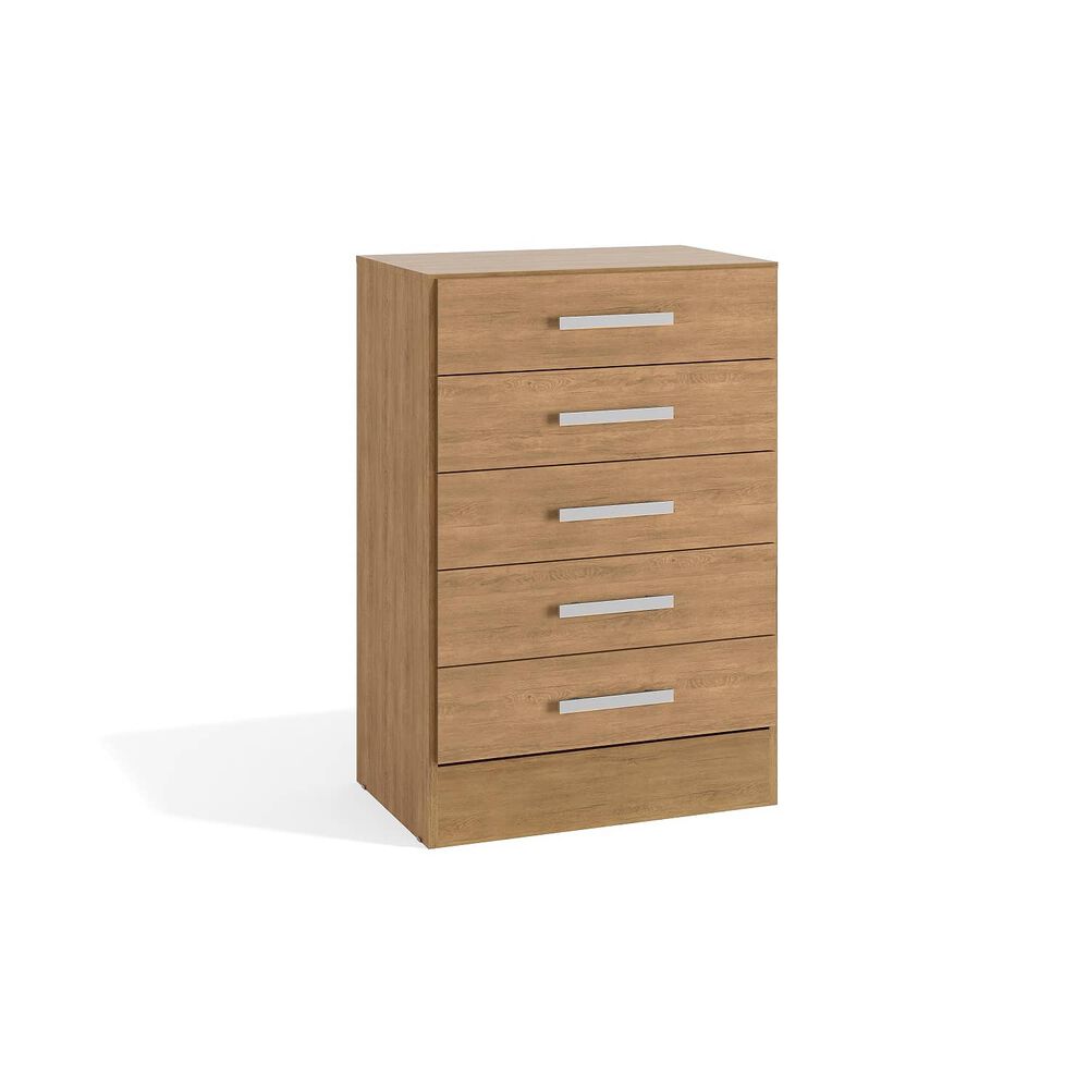 C&oacute;moda Yardas Carla Nogal 5 Cajones image number 0.0